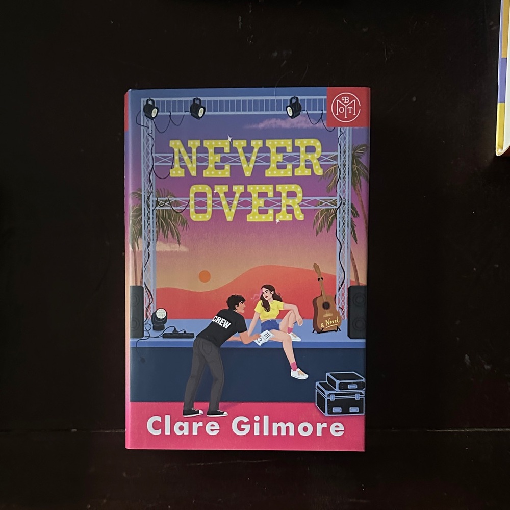 Never Over - Purple & Pink Hardcover Novel
